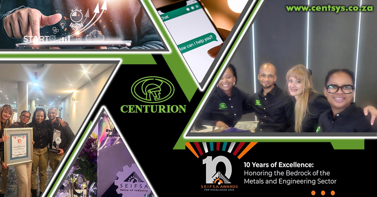 Thank you, customers: CENTURION wins SEIFSA “Best Customer Service” for 2025