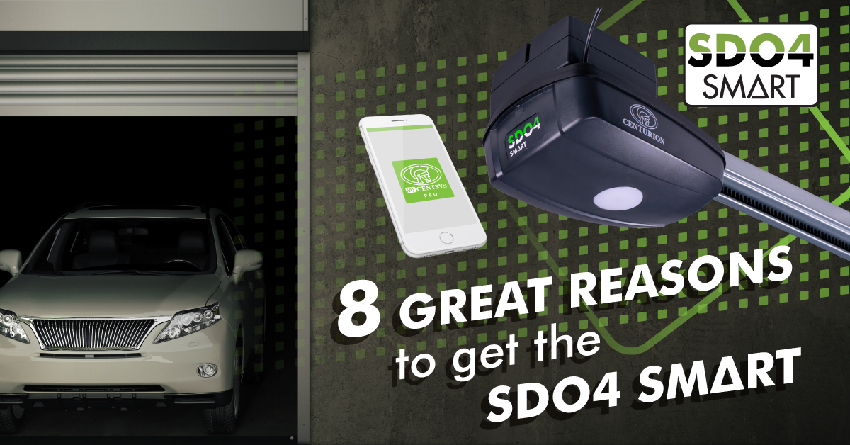 8 Great Reasons to Get the SDO4 SMART Garage Door Motor