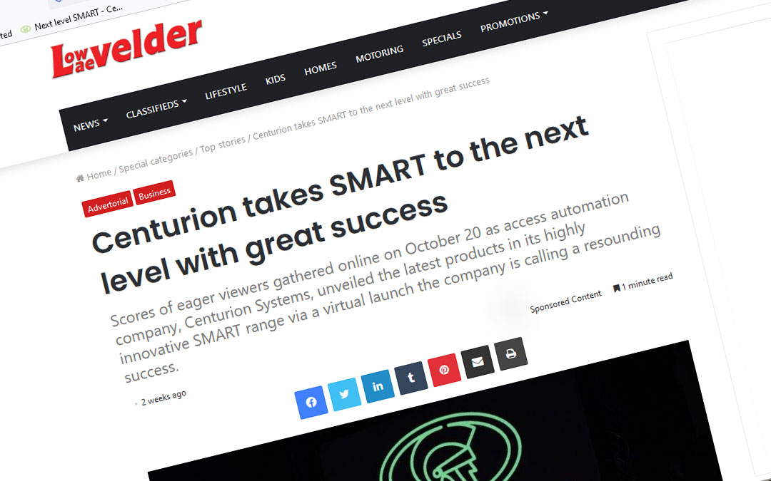 CENTURION Takes SMART to the Next Level with Great Success