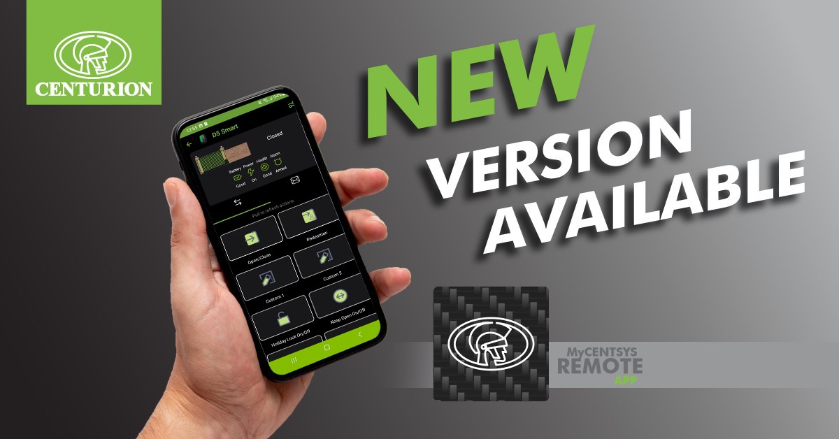 The latest MyCentsys Remote app update! (v1.1.0.81)