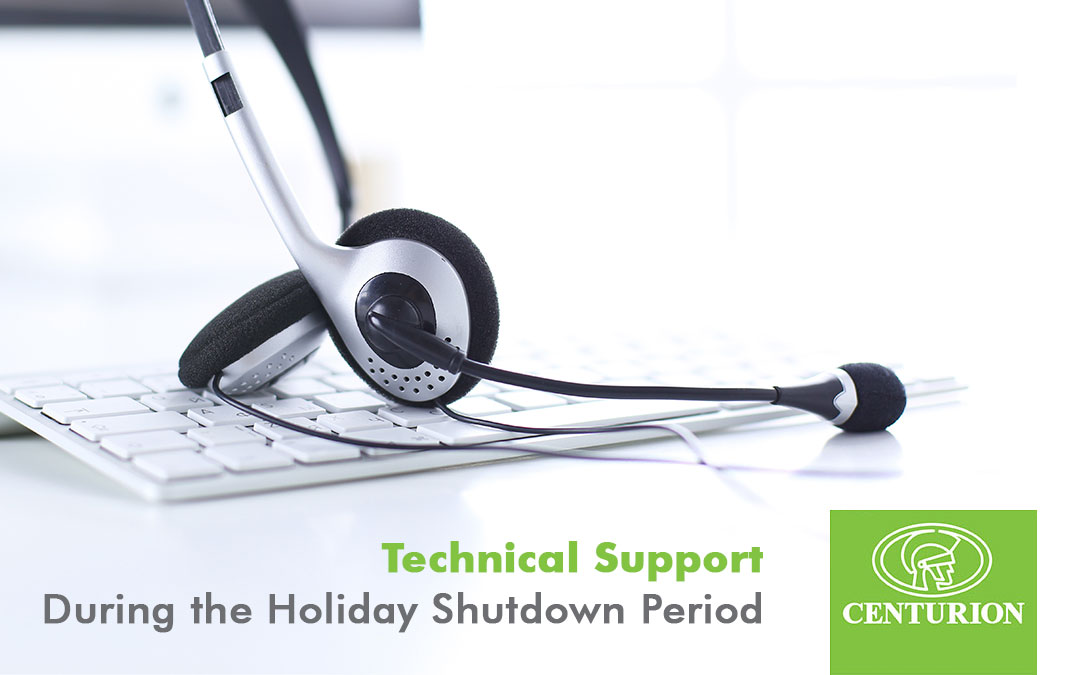 Technical Support During the Holiday Shutdown Period